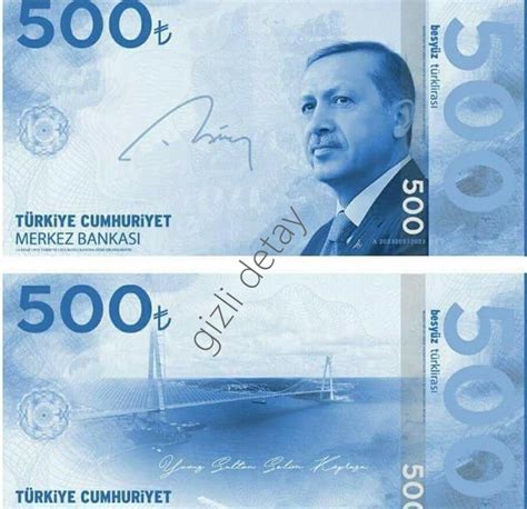 yeni 500 tl banknot resmi